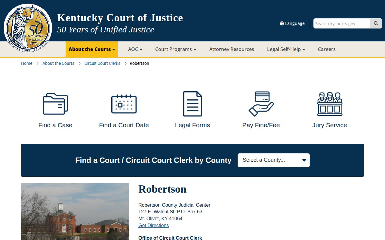 Robertson County court booking disposition source